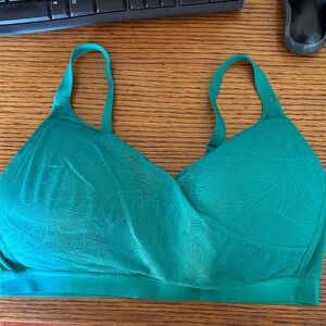 Deesse Lingerie Teal Lace Bra